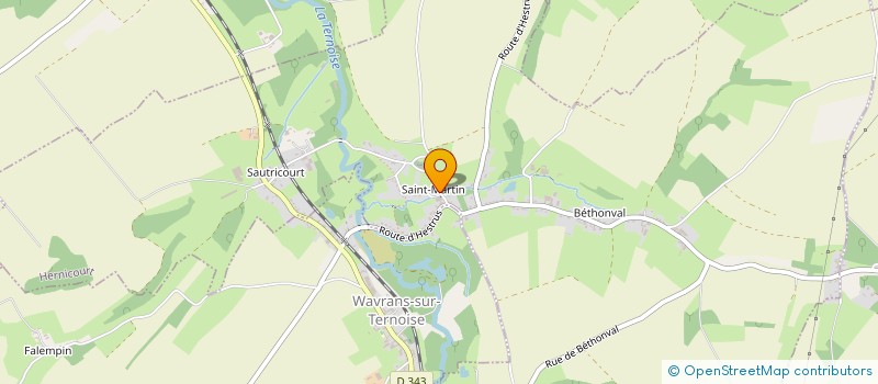 localisation de l'entreprise STEF DURIEUX DAMAS ET GUY  SAINT-MICHEL-SUR-TERNOISE