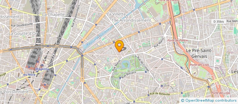 localisation de l'entreprise STEF EL HILALI ET OUBHAM  PARIS