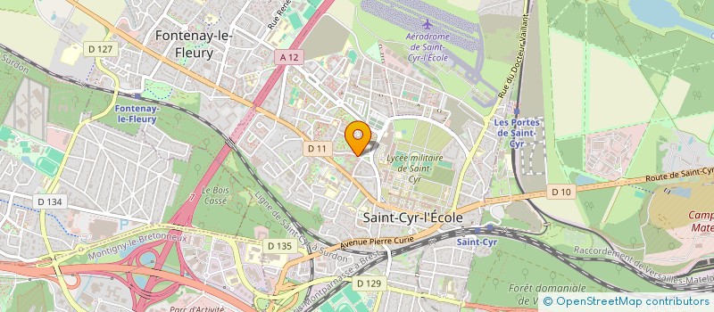 localisation de l'entreprise STEF ELECTRICITE à SAINT-CYR-L'ECOLE