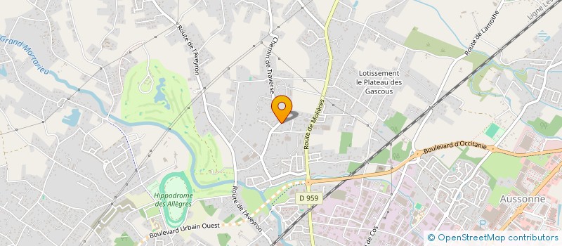 localisation de l'entreprise STEF EPOUX BONNET-BONNET  MONTAUBAN