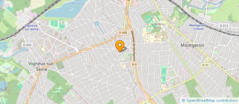 localisation de l'entreprise STEF ESSARBI LARRAJ  VIGNEUX-SUR-SEINE