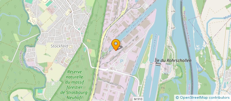 localisation de l'entreprise STEF EUROFRISCHFRACHT  STRASBOURG