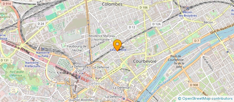 localisation de l'entreprise STEF EZZINE AHMED BOUTRIDA MBAREK à COURBEVOIE