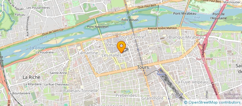 localisation de l'entreprise STEF FAMAC  TOURS