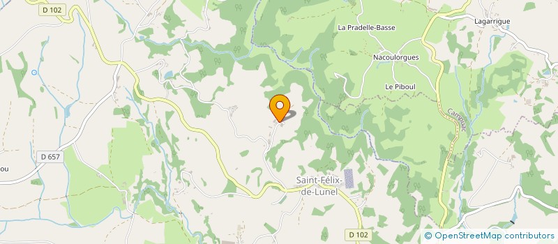 localisation de l'entreprise STEF FERRIERES PAUL ET RAYMONDE  SAINT-FELIX-DE-LUNEL