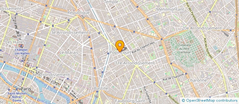 localisation de l'entreprise STEF FLAJOLLET ET BOKOBZA  PARIS