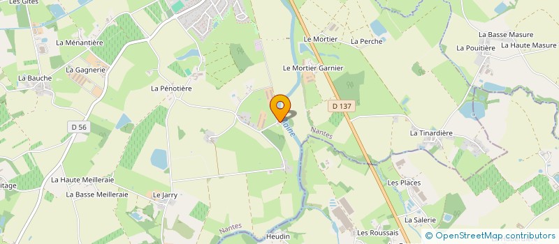 localisation de l'entreprise STEF FONTENEAU LECALLO à REMOUILLE