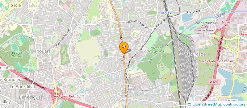 localisation de l'entreprise STEF FOUCHY GUY ET AURELIE  VILLENAVE-D'ORNON