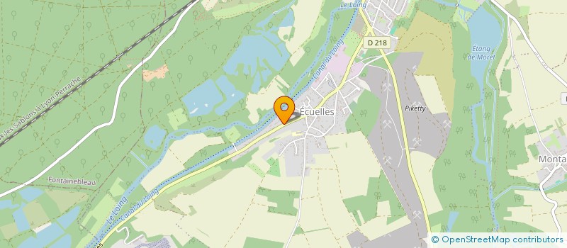 localisation de l'entreprise STEF FRANCK  MORET-LOING-ET-ORVANNE