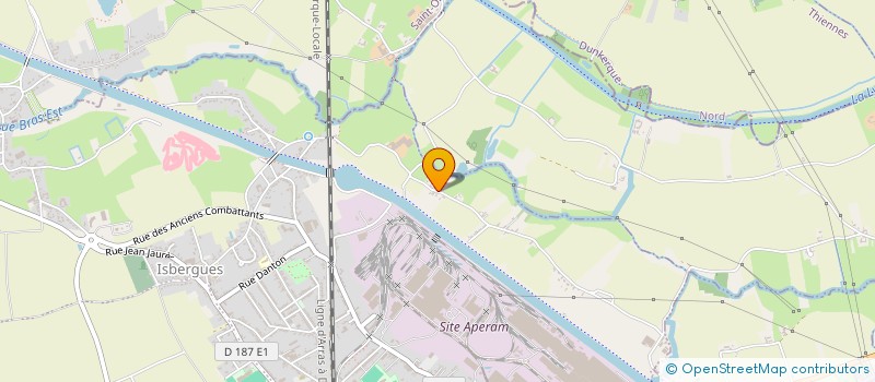 localisation de l'entreprise STEF GAILLARD ALEXIAN ET RAMOND  ISBERGUES