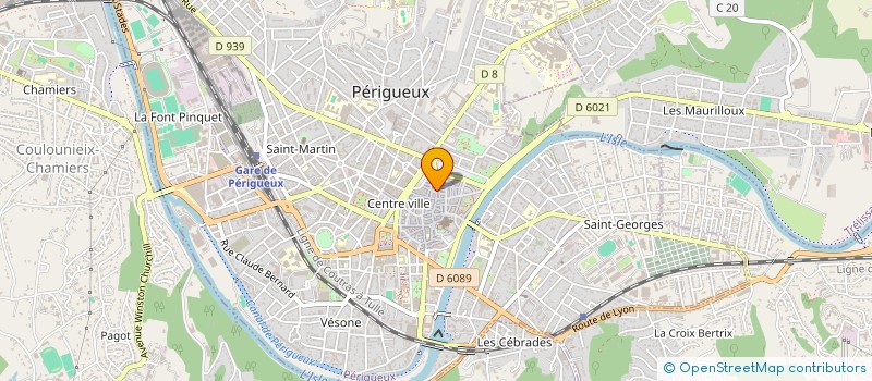 localisation de l'entreprise STEF GAILLARD ET BORDE à PERIGUEUX