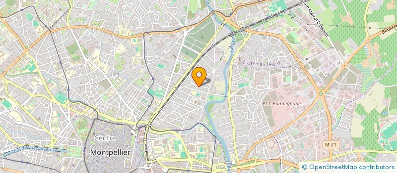 localisation de l'entreprise STEF GAUCHERAND BONNIER à MONTPELLIER