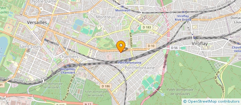localisation de l'entreprise STEF GAUTIER JACQUELINE JEAN C à VERSAILLES