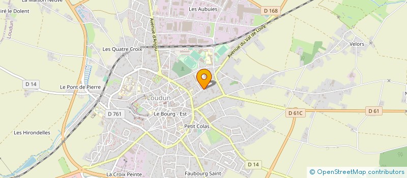 localisation de l'entreprise STEF GIRAULT ROGER ET JACKY à LOUDUN