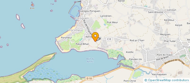 localisation de l'entreprise STEF GOACOLOU LOUIS ET ANDRE  PLOUESCAT