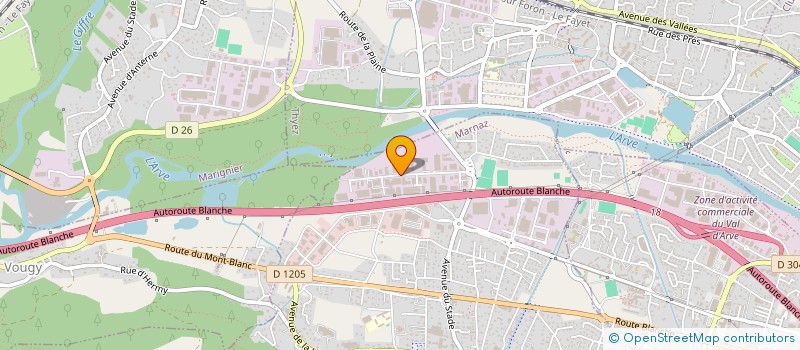 localisation de l'entreprise STEF GONZALES JACQUES ET GUY  MARNAZ