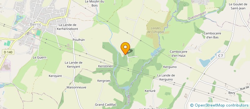 localisation de l'entreprise STEF GRIGNON MICHEL ET JOSEPH à BERRIC