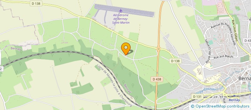 localisation de l'entreprise STEF GRISEL YVON ET GERARD à BERNAY