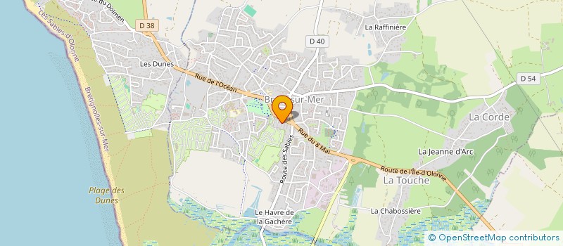 localisation de l'entreprise STEF GUIBERT GILLES ET JEAN CHARLES à BREM-SUR-MER