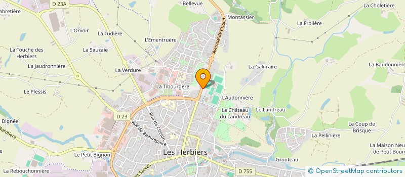 localisation de l'entreprise STEF GUICHETEAU FRERES  LES HERBIERS