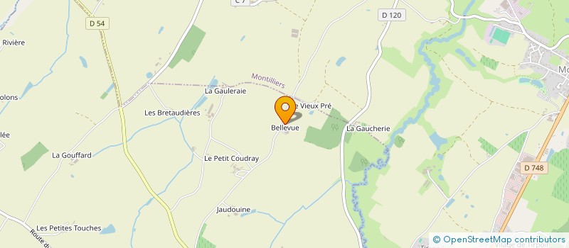 localisation de l'entreprise STEF GUILLOTEAU FRERES à LYS-HAUT-LAYON