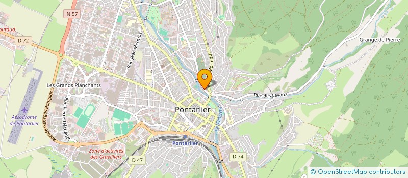 localisation de l'entreprise STEF GUINARD GEORGES ET PIERRE à PONTARLIER