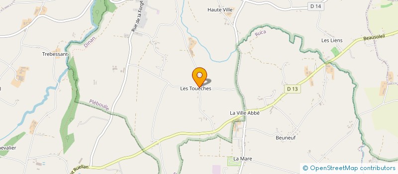 localisation de l'entreprise STEF GUYOMARD  HENANBIHEN