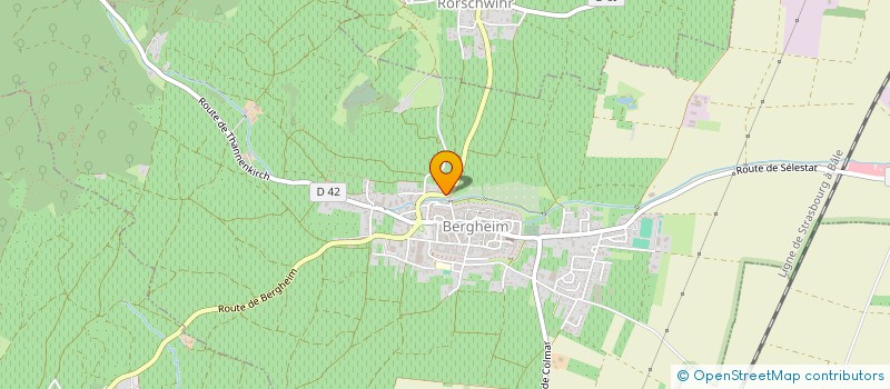 localisation de l'entreprise STEF HALBEISEN EMILE ET YVETTE  BERGHEIM
