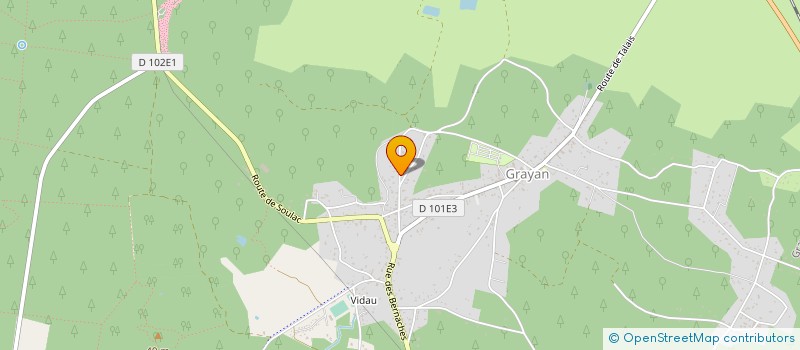 localisation de l'entreprise STEF HECHO ARMEL BERNARD GILDAS  GRAYAN-ET-L'HOPITAL