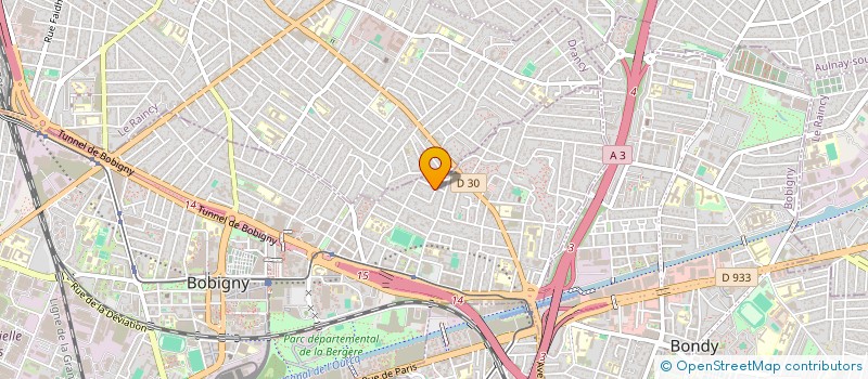 localisation de l'entreprise STEF HELLOU ET CHETOUANE  BOBIGNY