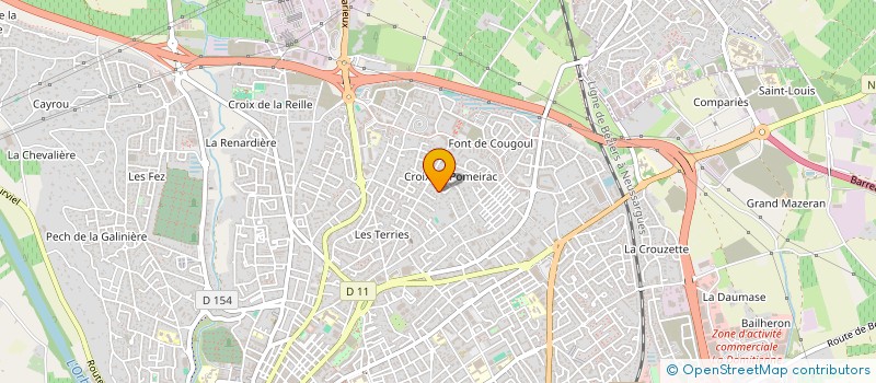 localisation de l'entreprise STEF IKSF à BEZIERS