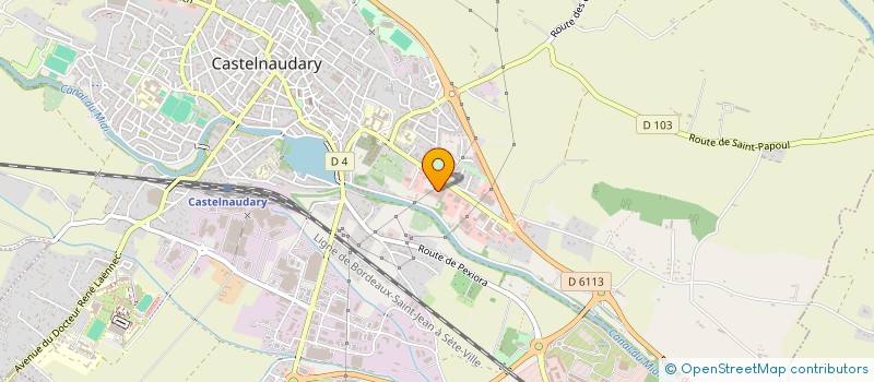 localisation de l'entreprise STEF INDIVISION MELIX  CASTELNAUDARY