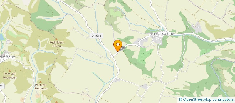 localisation de l'entreprise STEF JALBAUD A ET ANDRE  LA CASSAIGNE