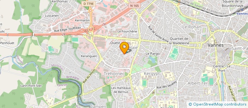 localisation de l'entreprise STEF KIKREACTION à VANNES