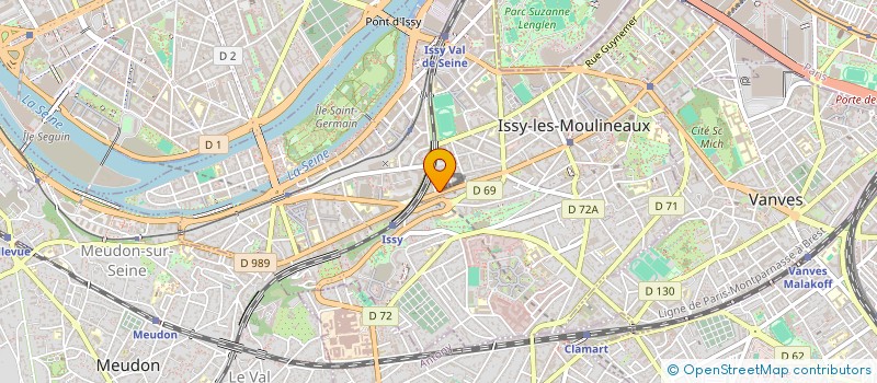localisation de l'entreprise STEF KLENFOUF ET FERRAH à ISSY-LES-MOULINEAUX