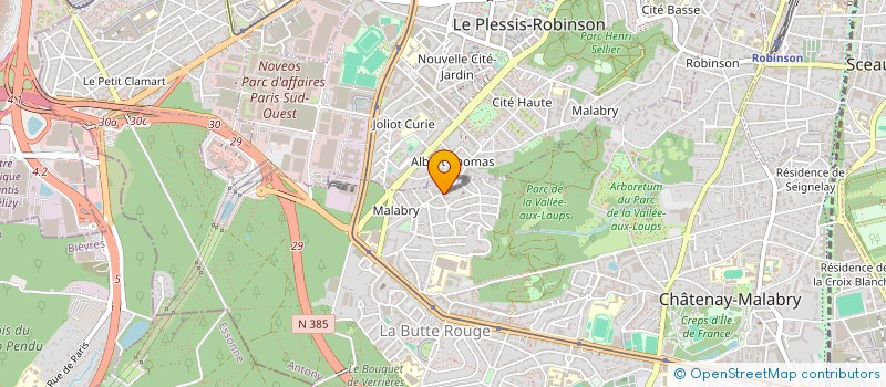 localisation de l'entreprise STEF L'HELGOUACH'H MORIN à CHATENAY-MALABRY
