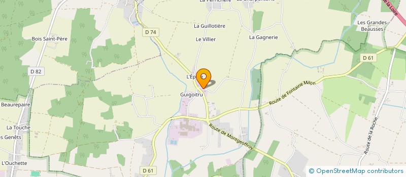 localisation de l'entreprise STEF LANDAIS CLAUDE ET JOUIN ANDRE  CORNILLE-LES-CAVES