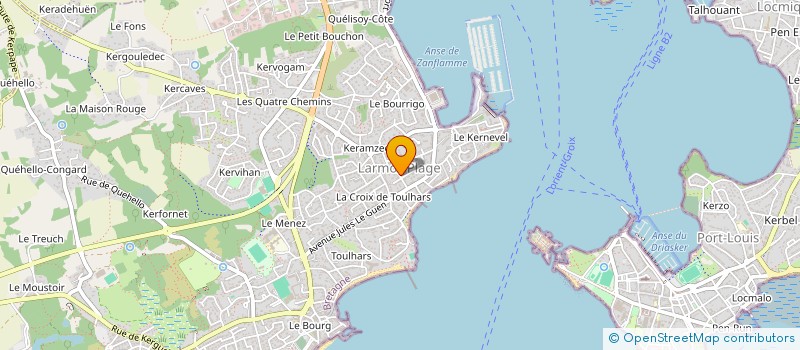 localisation de l'entreprise STEF LE BRUCHEC TANGUY  LARMOR-PLAGE