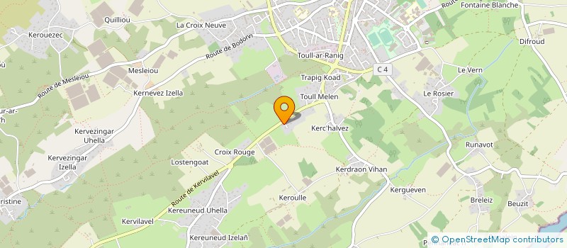 localisation de l'entreprise STEF LE GALL JOSEPH ET JEAN PIERRE  PLOUGASTEL-DAOULAS