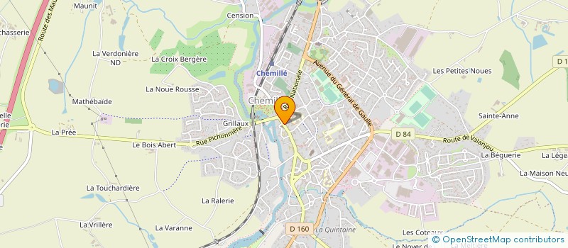 localisation de l'entreprise STEF LE TALLEC MARTIN  CHEMILLE-EN-ANJOU