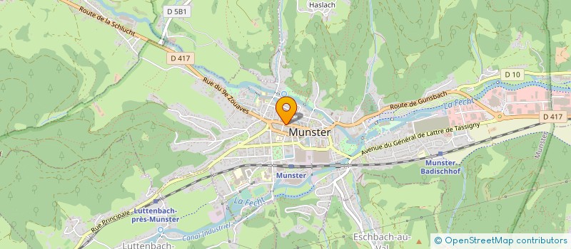 localisation de l'entreprise STEF LEFRANC DENNI  MUNSTER