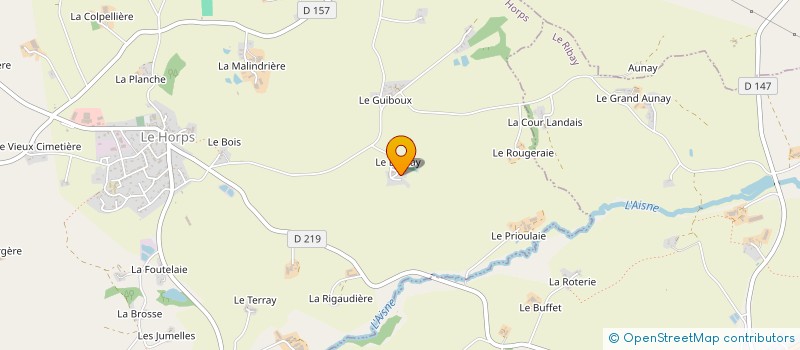 localisation de l'entreprise STEF LEGENTIL JEAN-CLAUDE ET MONIQUE à LE HORPS