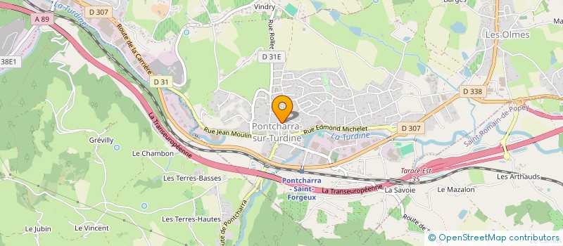 localisation de l'entreprise STEF LELY PLAY  VINDRY-SUR-TURDINE