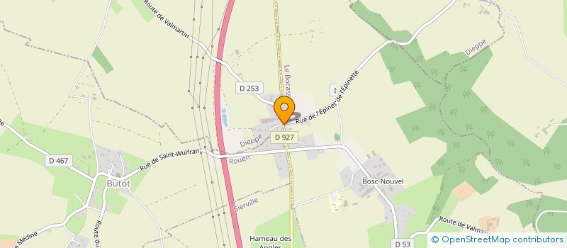 localisation de l'entreprise STEF LETHEUX PLESANT DARMOIS  TOTES