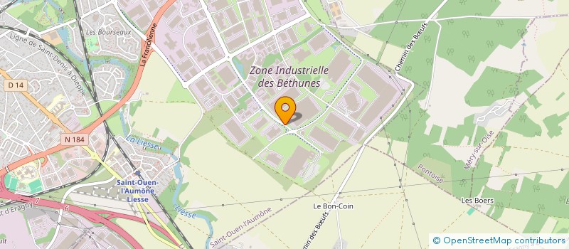 localisation de l'entreprise STEF LOGISTIQUE CERGY à SAINT-OUEN-L'AUMONE