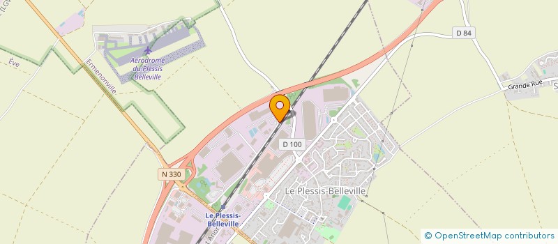 localisation de l'entreprise STEF LOGISTIQUE LE PLESSIS BELLEVILLE à LE PLESSIS-BELLEVILLE
