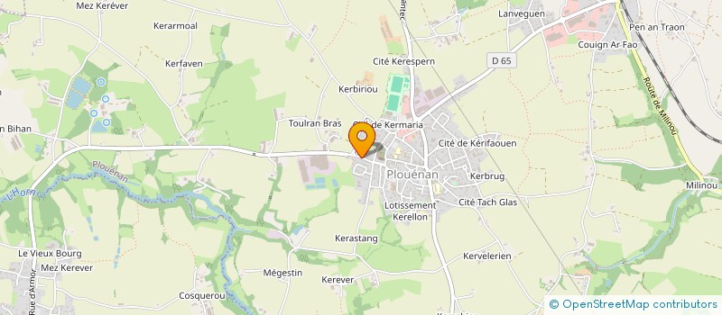 localisation de l'entreprise STEF LOGISTIQUE PLOUENAN à PLOUENAN
