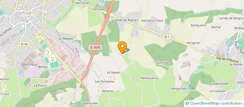 localisation de l'entreprise STEF LOHEZIC LAUDIC à BIGNAN