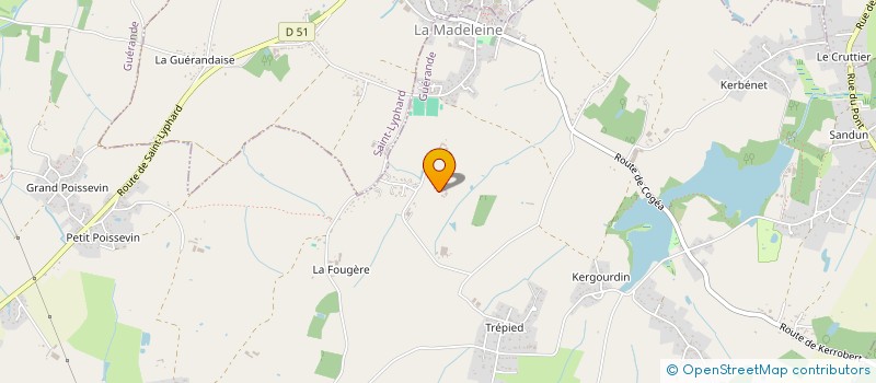 localisation de l'entreprise STEF LUC MATHIAS ET GAEL  GUERANDE