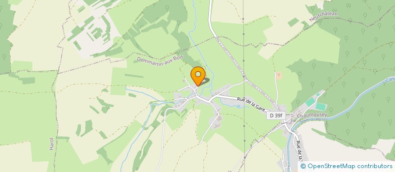 localisation de l'entreprise STEF LUSIEUX  DOMMARTIN-AUX-BOIS